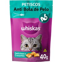 Petisco Whiskas Temptations Antibola de Pelo para Gatos Adultos