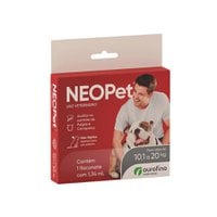 Antipulgas e Carrapatos Ourofino NEOPet 1,34ml para Cães de 10,1 até 20kg