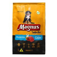 Ração Seca Magnus Premium Todo Dia Sabor Carne para Cães Filhotes