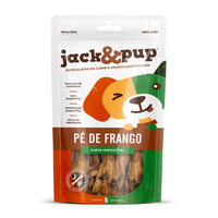 Petisco Jack&Pup Body Parts Pé de Frango Desidratado para Cães