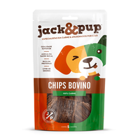 Petisco Jack&Pup Body Parts Chips Bovino para Cães