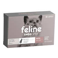 Vermífugo Labyes Feline EndoSpot Feline 0,40ml para Gatos de até 2kg