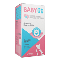 Suplemento Alimentar Avert Baby OX para Filhotes de Cães e Gatos