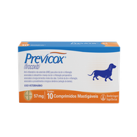 Anti-inflamatório Boerhinger Ingelheim Previcox 57mg Para Cães - 10 Comprimidos