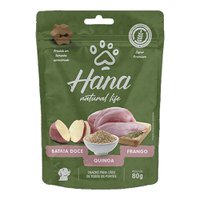 Petisco Hana Natural Life Snacks Frango, Batata Doce e Quinoa para Cães