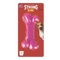 Brinquedo Pet Injet Strong Bone Osso Rosa para Cães