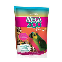 Ração Extrusada Para Papagaio Mix Tropical Megazoo - 350 G