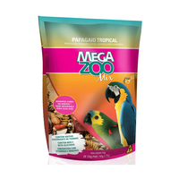 Ração Extrusada Para Papagaio Mix Tropical Megazoo - 700 G