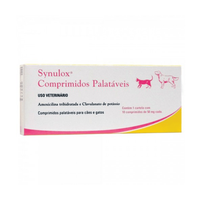 Antibiótico Zoetis Synulox 10 Comprimidos - 50 Mg