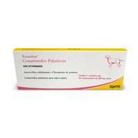 Antibiótico Zoetis Synulox 10 Comprimidos - 250 Mg
