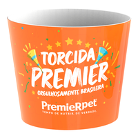 Balde Pipoca Torcida Premier - 4l (brinde)