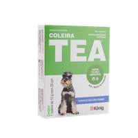 Coleira Antiparasitário Externo Konig Tea para Cães Filhotes ou Cães de Porte Pequeno