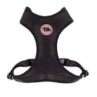 Peitoral Toh Mesh H Black para Cães - Tam.PP
