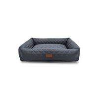 Cama Retangular Fábrica Pet Matelassê Cinza - Tam.p