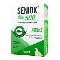 Suplemento Avert Seniox Com 30 Cápsulas - 500 Mg