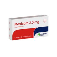 Anti-Inflamatório Ourofino Maxicam 2,0mg Comprimidos para Cães