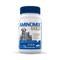 Suplemento Vitamínico Vetnil Aminomix Gold para Cães e Gatos - 120 Comprimidos