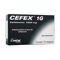 Antimicrobiano Cepav Cefex - 1 G - 10 Comprimidos