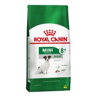 Ração Seca Royal Canin Mini 8+ para Cães Adultos com Peso de até 10kg