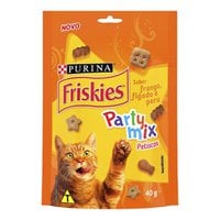 Petisco Purina Friskies Party Mix Frango, Fígado e Peru para Gatos Adultos - 40g
