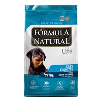 Ração Seca Fórmula Natural Life para Cães Filhotes Portes Médio e Grande