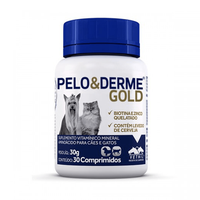 Suplemento Vetnil Pelo & Derme Gold - 30 Comprimidos