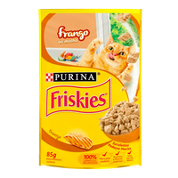 Ração Nestlé Purina Friskies Sachê Frango Ao Molho Para Gatos - 85 G
