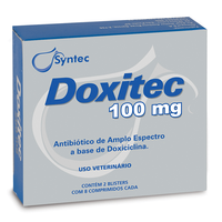 Antibiótico Doxitec Syntec - 16 Comprimidos - 100 Mg
