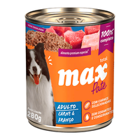 Ração Úmida Lata Total Max Patê Carne & Frango para Cães Adultos