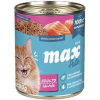 Ração Úmida Lata Total Max Patê Salmão para Gatos Adultos