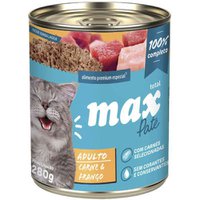 Ração Úmida Lata Total Max Patê Carne & Frango para Gatos Adultos