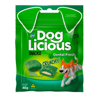Petisco Total Doglicious Snacks Dental Fresh Crunchy - 45 G