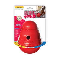 Brinquedo Interativo Kong Wobbler Com Dispenser Para Ração Ou Petisco - Pequeno