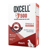 Suplemento Avert Oxcell 500 Mg - 30 Cápsulas