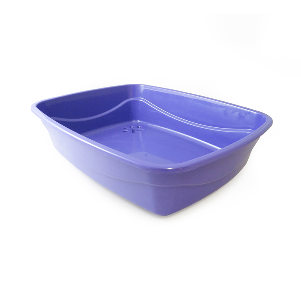 Bandeja Higiênica Alta Pet Injet Cat Plus Grande Lilás