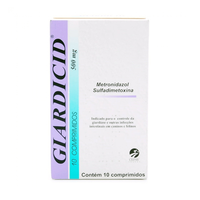 Antibiótico Giardicid 500 Mg - 10 Comprimidos