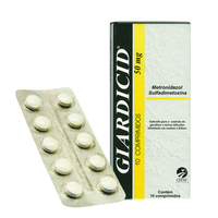 Antibiótico Giardicid Pharma 50 Mg - 10 Comprimidos