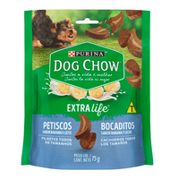 Petisco Nestlé Purina Dog Chow Carinhos Banana E Leite Para Cães Filhotes Raças Pequenas - 75 G