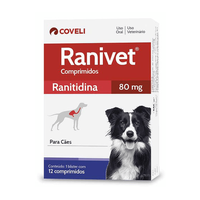 Antiácido Coveli Ranivet Ranitidina - 12 Comprimidos
