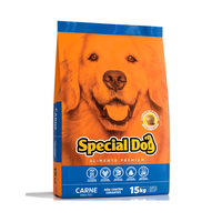 Ração Special Dog Premium Carne Para Cães Adultos - 15 Kg