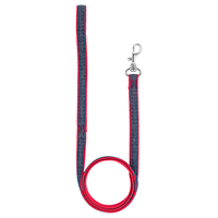 Guia Multipatas Jeans Vermelho para Cães - 15mm