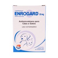 Antimicrobiano Labgard Enrogard 50 Mg Para Cães E Gatos Até 20 Kg - 10 Comprimidos