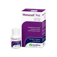Suplemento Mineral Vitamínico Ourofino Metacell Pet para Cães e Gatos
