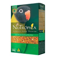 Ração Nutrópica Super Premium Extrusados & Frutas para Agapornis