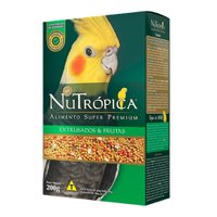 Ração Nutrópica Super Premium Extrusados & Frutas para Calopsita