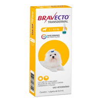 Antipulgas e Carrapatos MSD Bravecto Transdermal para Cães de 2 a 4,5kg