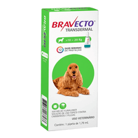 Antipulgas e Carrapatos MSD Bravecto Transdermal para Cães de 10 a 20kg