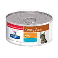 Ração Úmida Hills Prescription Diet Lata K/d Atum Cuidado Renal Para Gatos - 82 G