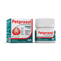 Inibidor De Secreção Ácido-gástrica Vetnil Petprazol Com 30 Comprimidos