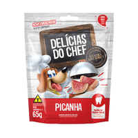 Snack Petitos Delicias Do Chef Sabor Picanha Para Cães - 65 G